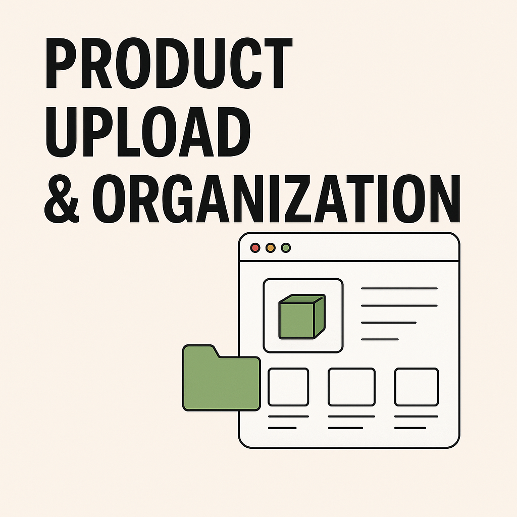 Product Upload & Organization